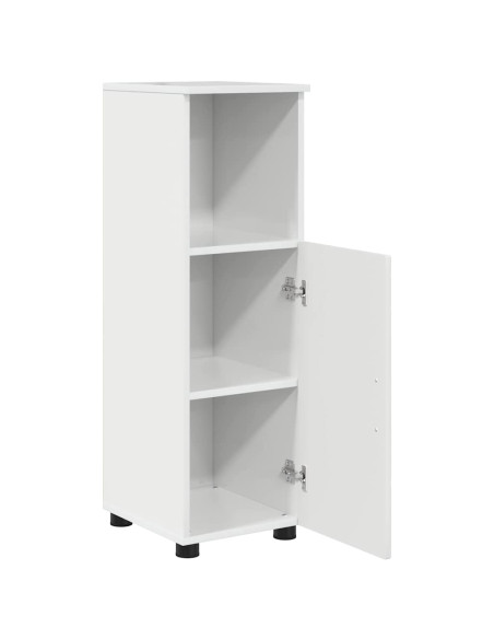 Mobile da Bagno Bianco lucido 30 x 35 x 95 cm Legno multistrato