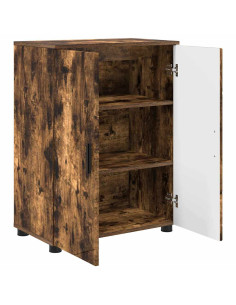 Mobile da Bagno Rovere fumo 60 x 35 x 80 cm Legno multistrato