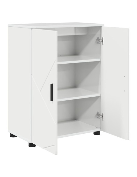 Mobile da Bagno con archiviazione Bianco Lucido 60 x 35 x 80 cm