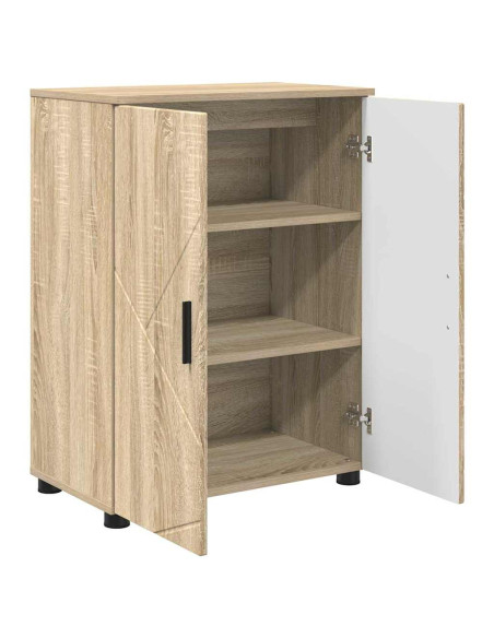 Mobile da Bagno con archiviazione Rovere Sonoma 60 x 35 x 80 cm