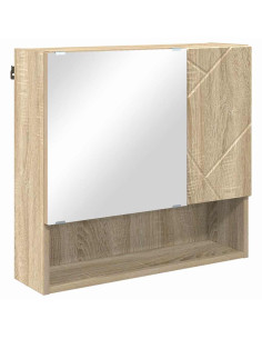 Set di mobili per il bagno 4 pcs rovere sonoma 61 x 35 x 64 cm