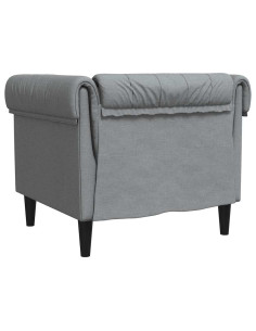 Poltrona Chesterfield Altro Grigio chiaro 78.5 x 74.5 x 74.5 cm