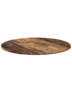 Piano del tavolo Legno vecchio Ø 80 x 1,5 cm Legno multistrato