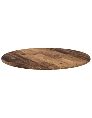 Piano del tavolo Legno vecchio Ø 80 x 1,5 cm Legno multistrato
