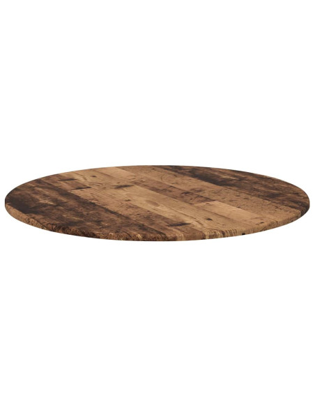 Piano del tavolo Legno vecchio Ø 80 x 1,5 cm Legno multistrato