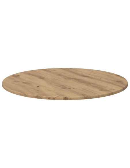 Piano del tavolo rovere artigianale 70 x 70 x 1.5 cm