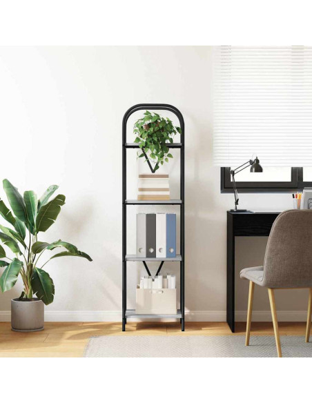 Libreria Grigio sonoma 40 x 30 x 146 cm Legno multistrato