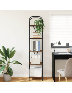 Libreria Rovere fumo 40 x 30 x 183 cm Legno multistrato