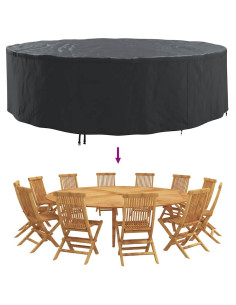 Copertura per mobili da esterno 320 x 320 x 85 cm Tessuto 420D