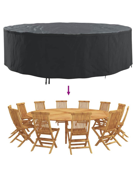 Copertura per mobili da esterno 320 x 320 x 85 cm Tessuto 210D