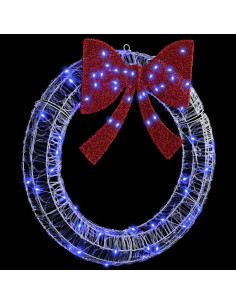 Ghirlanda con luci a strisce a LED Blu 75 cm Acrilico