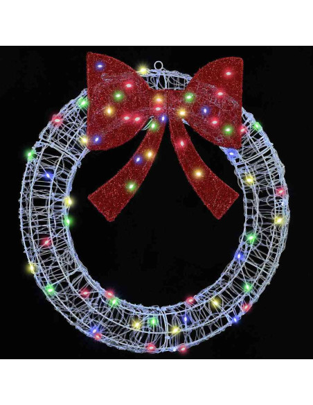 Ghirlanda con luci a strisce a LED Multicolore 75 cm Acrilico