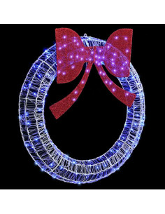 Ghirlanda con luci a strisce a LED Blu 120 cm Acrilico