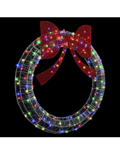 Ghirlanda con luci a strisce a LED Multicolore 120 cm Acrilico