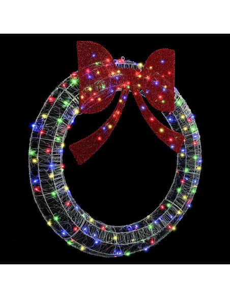 Ghirlanda con luci a strisce a LED Multicolore 120 cm Acrilico