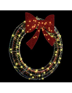 Ghirlanda con 80 LED Bianco caldo 90 cm PET