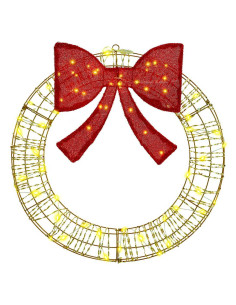 Ghirlanda con 60 LED Bianco caldo 75 cm PET