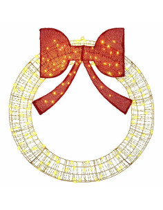 Ghirlanda con 150 LED Bianco caldo 120 cm PET