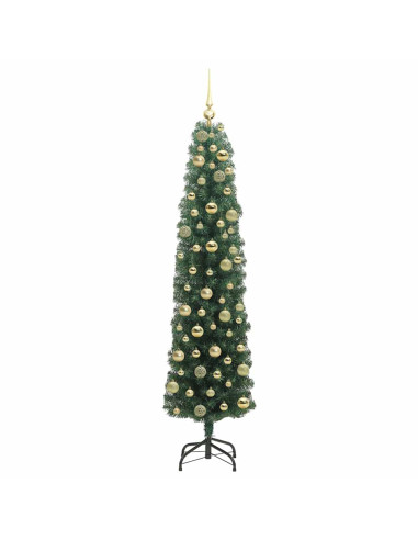 Albero di Natale artificiale con 300 LED Verde 180 cm