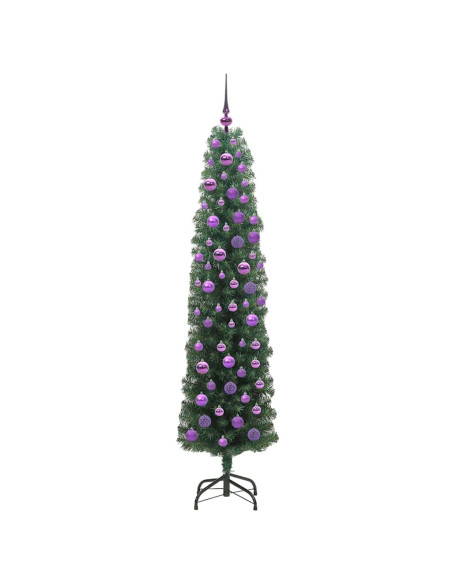 Albero di Natale snodato Verde 180 cm Plastica e metallo