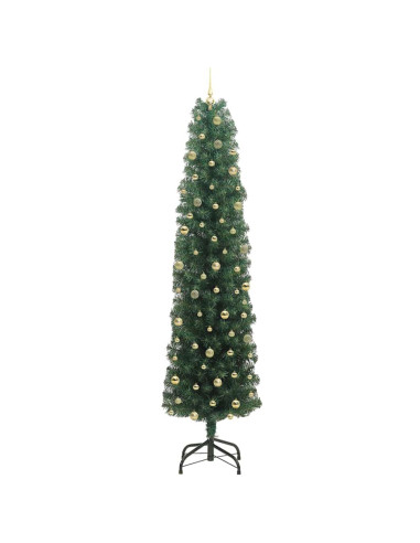 Albero di Natale artificiale con 300 LED Verde 240 cm
