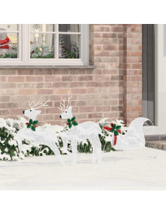 Renne LED 3 pcs Bianco Freddo Tessuto