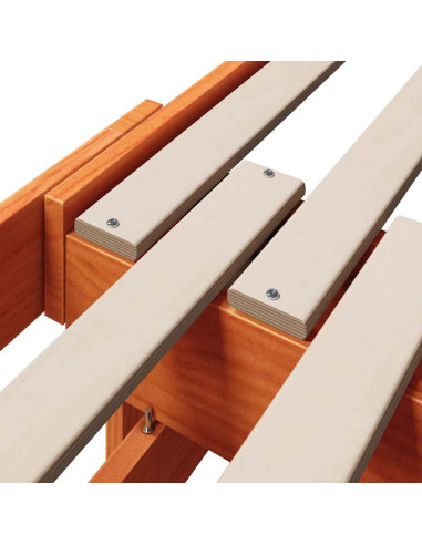 Letto Estensibile per Bambini Cera marrone 80 x 130 / 165 / 200 cm