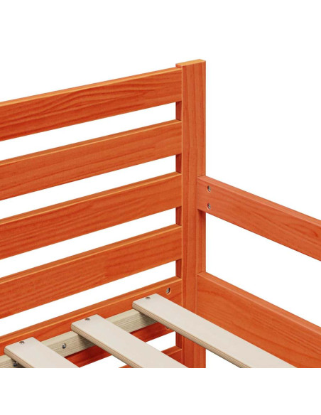 Letto Estensibile per Bambini Cera marrone 80 x 130 / 165 / 200 cm