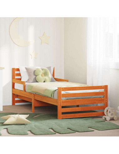 Letto Estensibile per Bambini Cera marrone 80 x 130 / 165 / 200 cm