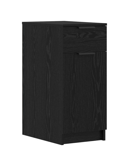 Scrivania Rovere nero 133 x 50 x 75 cm Legno multistrato