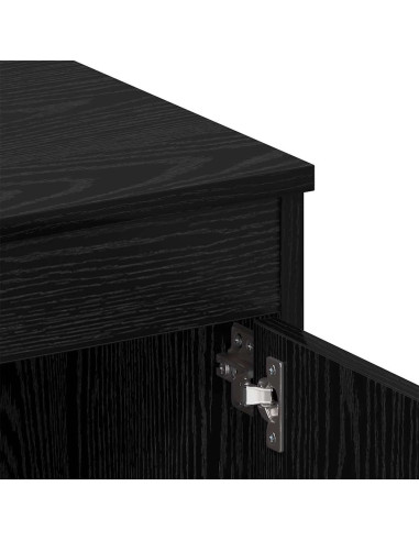 Scrivania Rovere nero 140 x 50 x 76 cm Legno multistrato