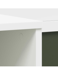 Scrivania Lavagna Bianco e grigio 120 x 45 x 118.5 cm 2