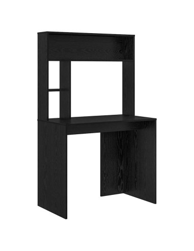 Scrivania Rovere nero 91 x 50 x 149 cm Legno multistrato