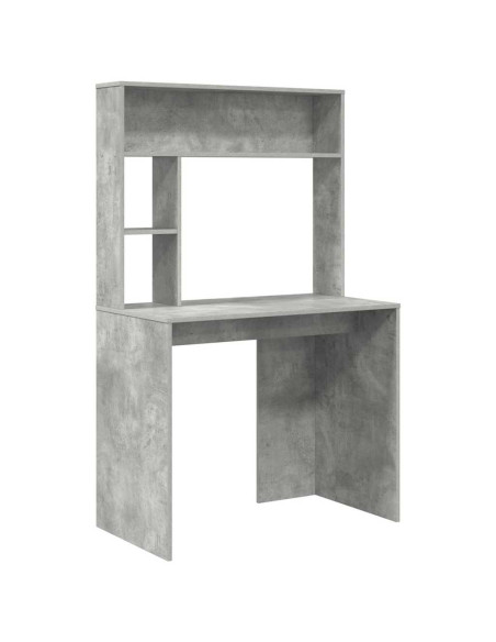 Scrivania Grigio cemento 91 x 50 x 149 cm Legno multistrato