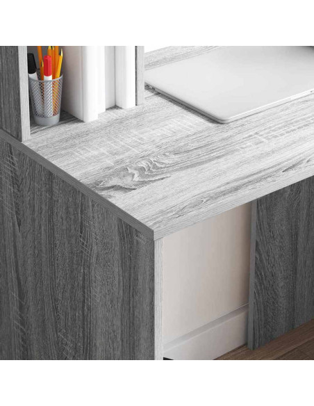 Scrivania Grigio sonoma 91 x 50 x 149 cm Legno multistrato