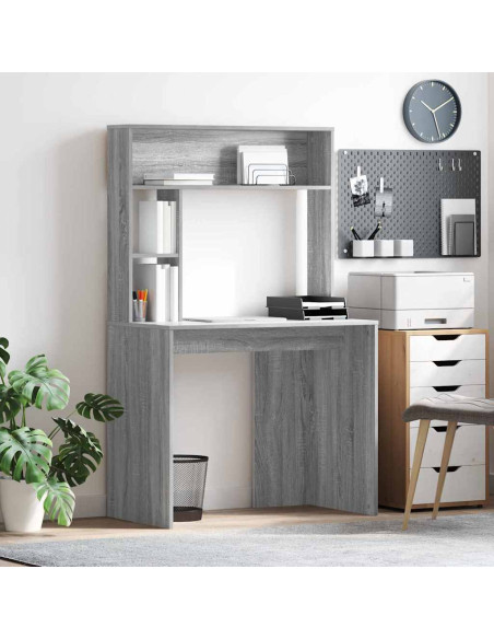 Scrivania Grigio sonoma 91 x 50 x 149 cm Legno multistrato