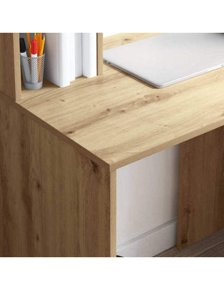 Scrivania rovere artigianale 91 x 50 x 149 cm Legno multistrato