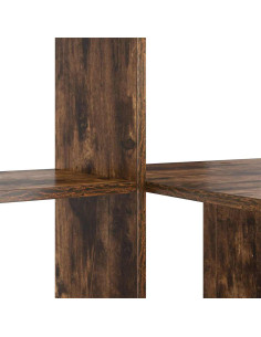 Scrivania Rovere fumo 131.5 x 50 x 106.5 cm Legno multistrato 2