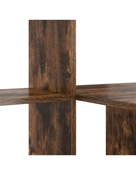 Scrivania Rovere fumo 131.5 x 50 x 106.5 cm Legno multistrato