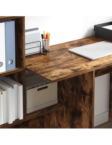 Scrivania Rovere fumo 131.5 x 50 x 106.5 cm Legno multistrato