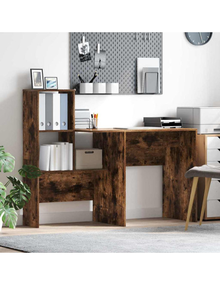 Scrivania Rovere fumo 131.5 x 50 x 106.5 cm Legno multistrato