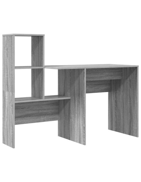 Scrivania Grigio sonoma 131.5 x 50 x 106.5 cm Legno multistrato