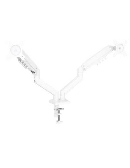 SUPPORT.MONITOR 2 BRACCI TOP BIANCO