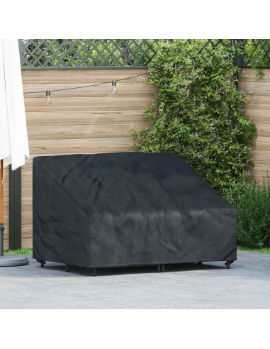 Copertura per panchina da giardino 130 x 95 x 40 / 80 cm