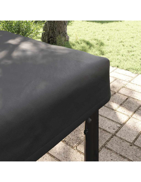 Copertura Tavolo Tinta unita Nero 102 x 202 x 15 cm Tessuto