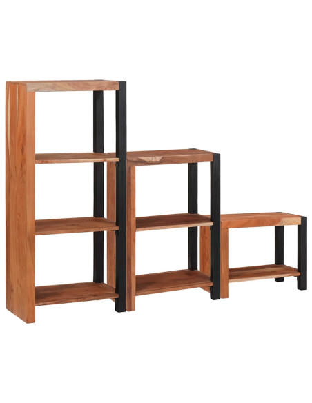 Libreria 3 pcs Marrone 50 x 30 x 110 cm