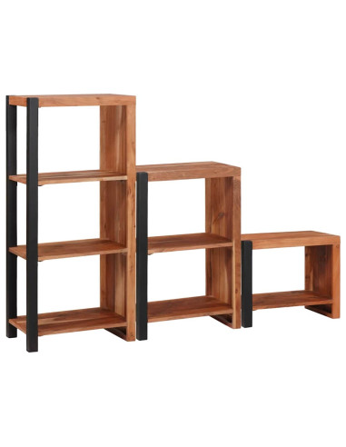 Libreria 3 pcs Marrone 50 x 30 x 110 cm
