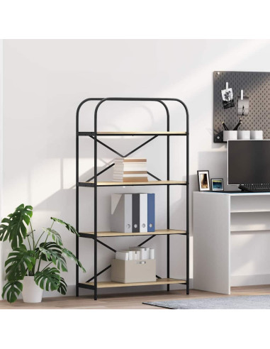 Libreria rovere sonoma 80 x 30 x 146 cm Legno multistrato