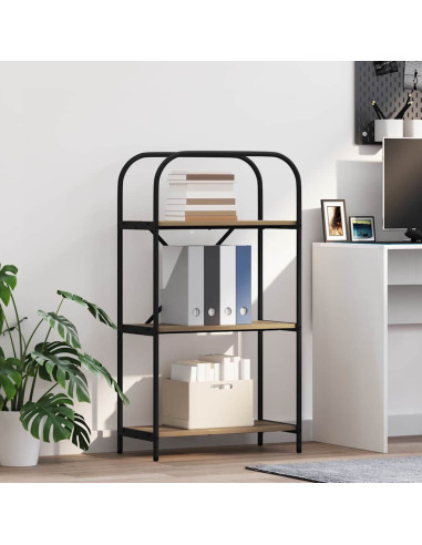 Libreria rovere artigianale 60 x 30 x 109 cm Legno multistrato