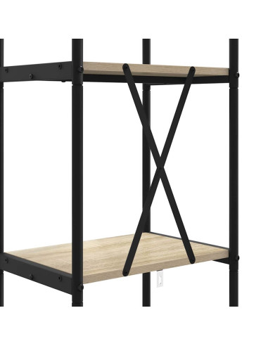 Libreria rovere sonoma 40 x 30 x 183 cm Legno multistrato